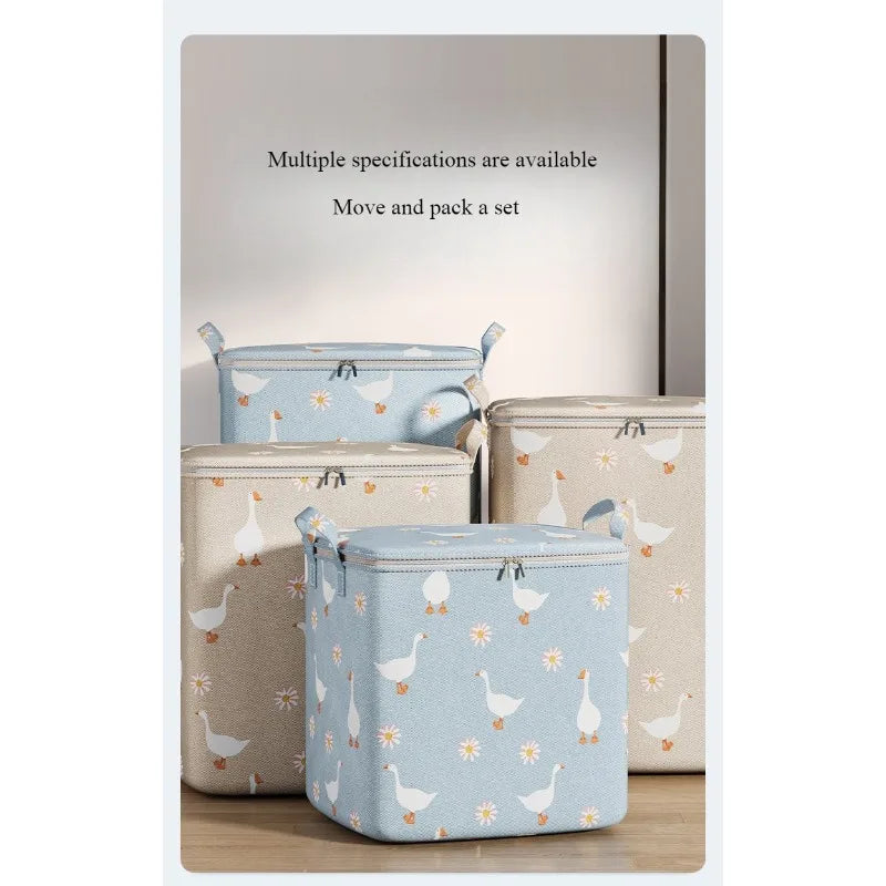 Quilt Storage Bag Home Wardrobe Large Capacity Clothes Quilt Organizing Bag Clothing Moving Waterproof Moisture-proof